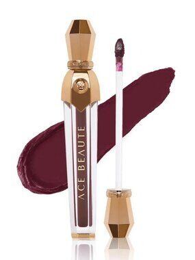 Ace Beaute Liquid Lipstick in Deep Plum